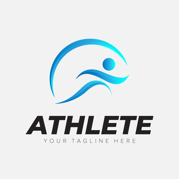 运动员体育图标设计抽象的人图片下载