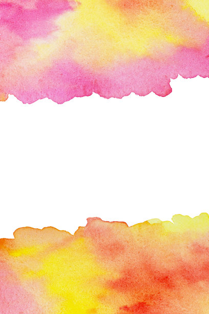 抽象水彩纸的边界纹理插图grunge模板设计，复古卡与复制空间图片下载
