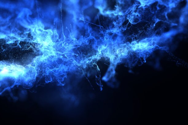 摘要计算机粒子背景插图图片下载