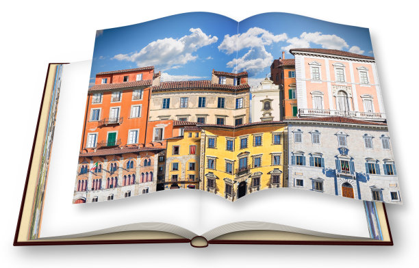 意大利古典建筑的抽象构成图片下载