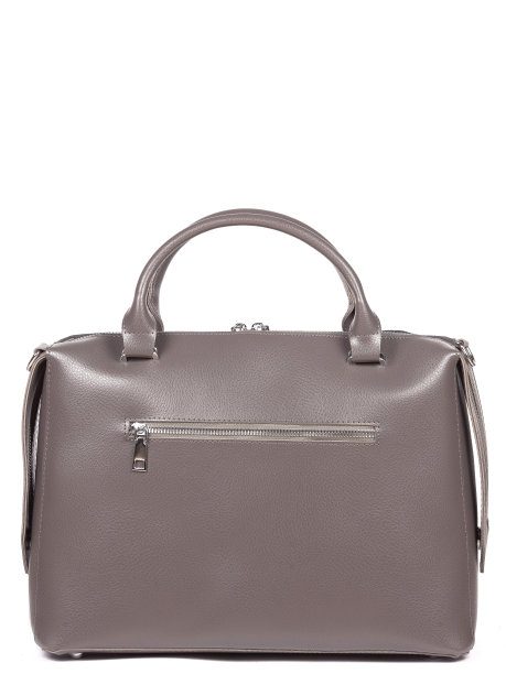 小灰色皮革女人的手袋孤立在白色背景图片下载