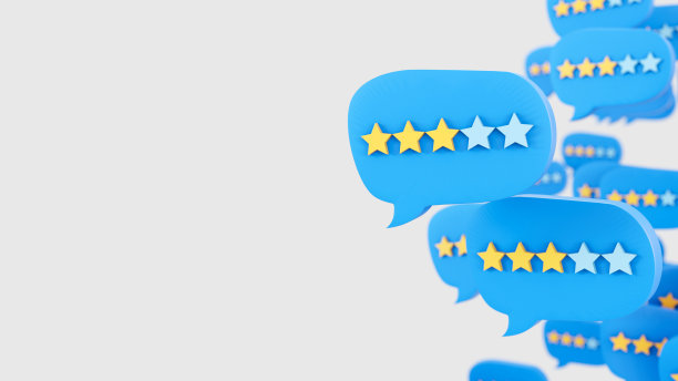 三颗星，最受欢迎的，评级社交媒体演讲泡沫图片下载