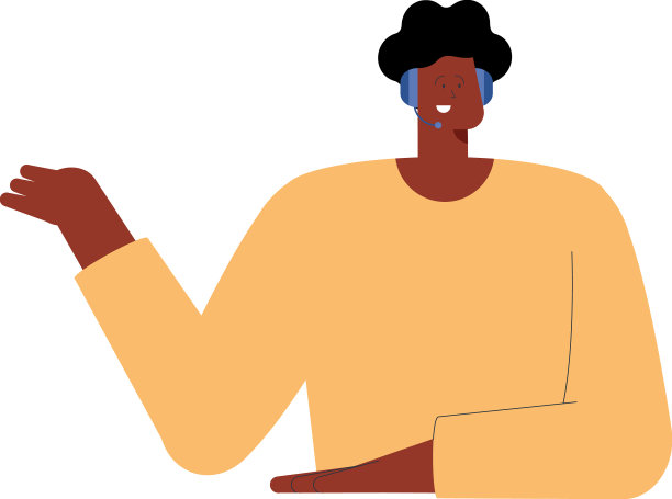 戴着耳机的非洲人图片下载