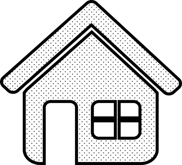 房屋标志和房屋图标设计图片下载