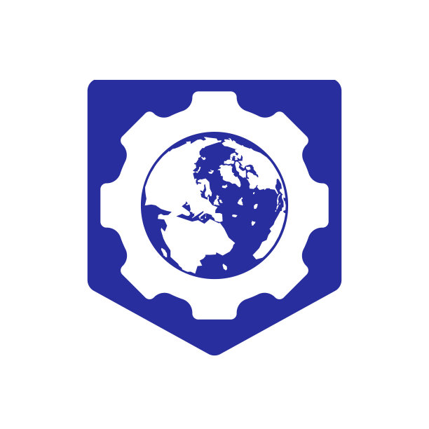 齿轮全局矢量标志设计。齿轮行星图标标志设计元素。图片下载