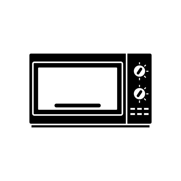 微波图标设计模板矢量隔离图片下载