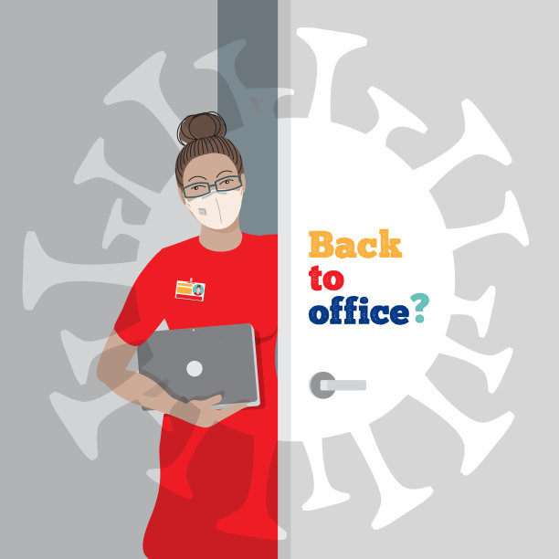 回到办公室，穿红衣服的女人图片下载