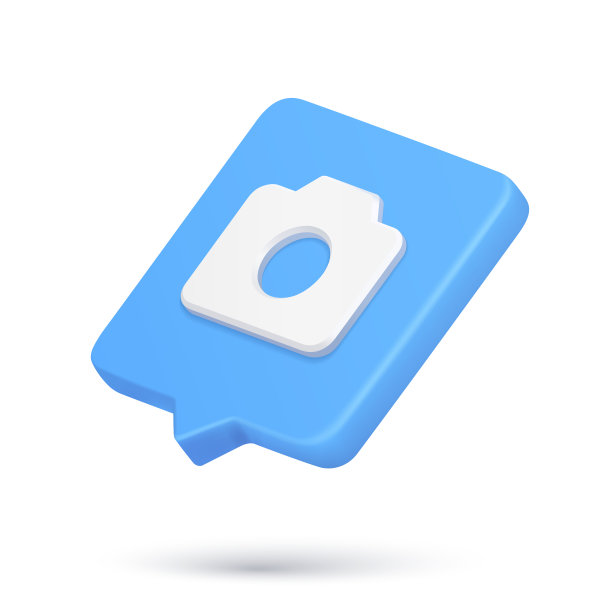 逼真的对角线放置照片视频相机快速提示网络空间通知3d图标向量图片下载