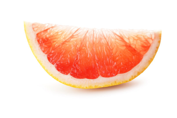 红葡萄柚片。图片下载