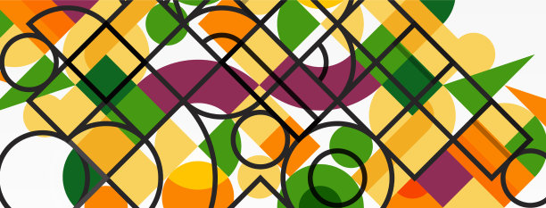 最小几何抽象背景圈图片下载