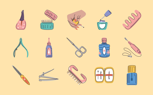 图标集修指甲图片下载