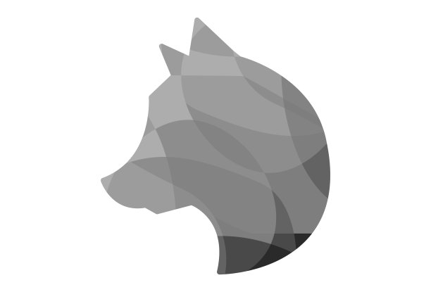 多边形狼头最小的标志符号设计。矢量标志模板。一个现代徽章溢价狼头剪影徽章与梯度多边形。皇家纹章运动狼吉祥物狗交织徽章。EPS10图片下载