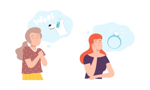 年轻女性在云向量集上的思考和需要图片下载