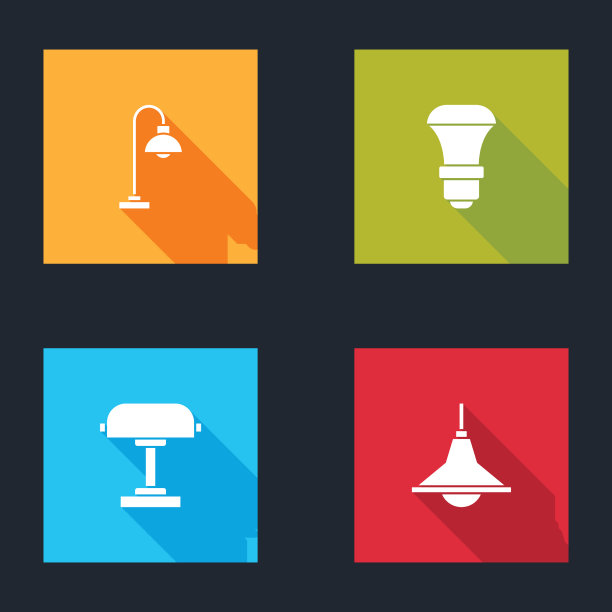 设置落地灯和led灯泡的桌子图片下载