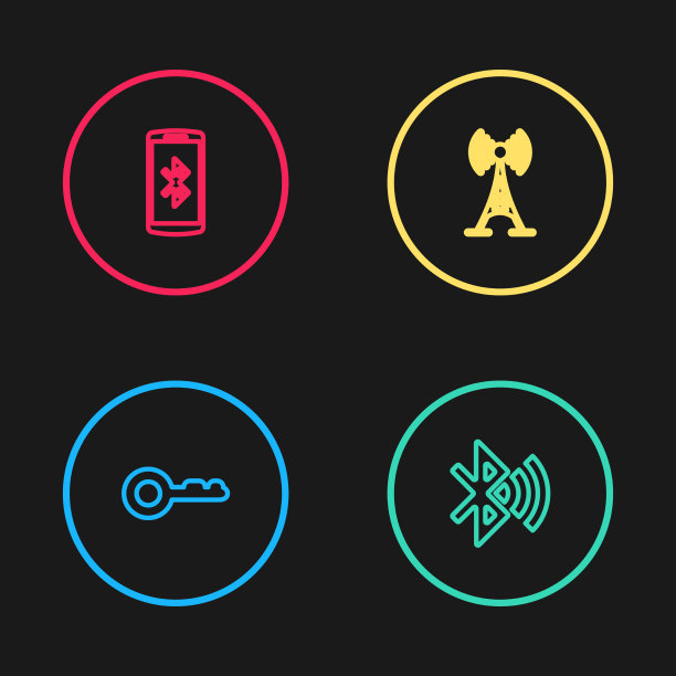 设置线路键蓝牙与天线连接图片下载