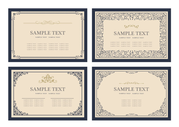 古老的经典框架图片下载