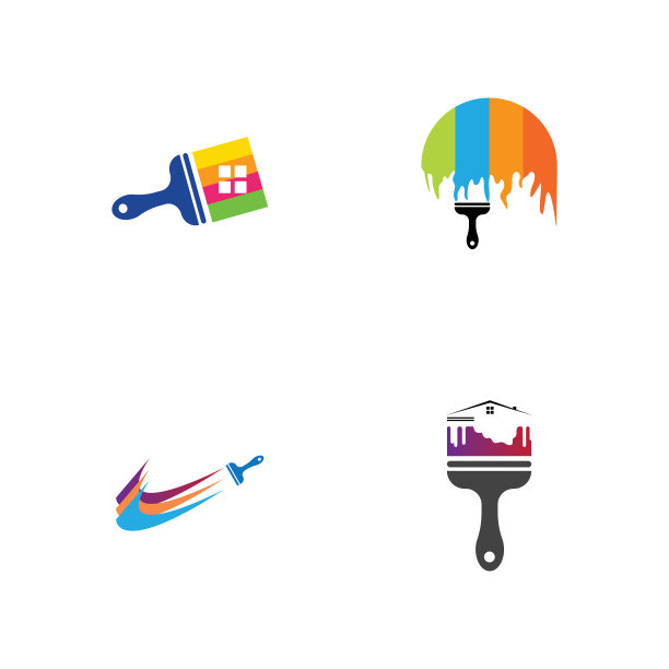 油漆标志和房地产放大器图片下载