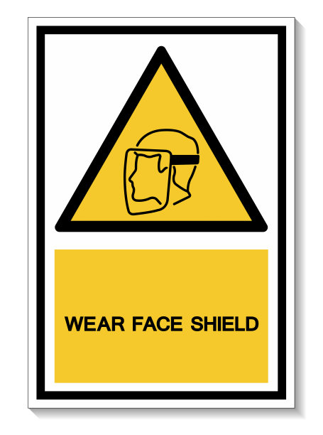 符号面罩必须佩戴标志孤立在白色背景，矢量插图EPS.10图片下载