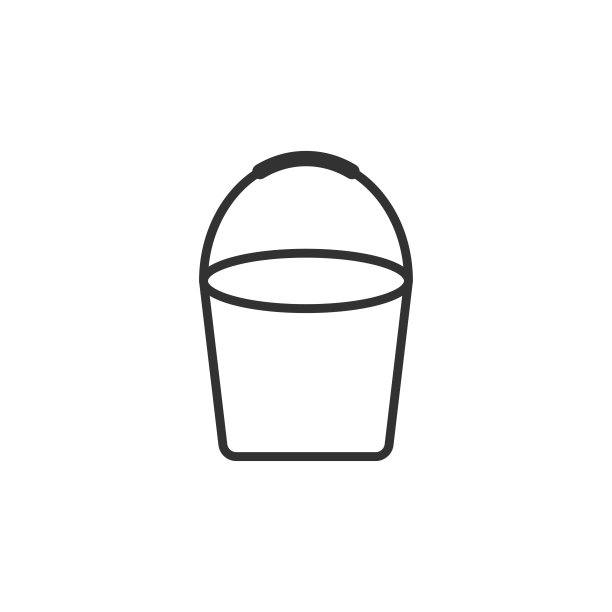 桶图标矢量设计模板图片下载