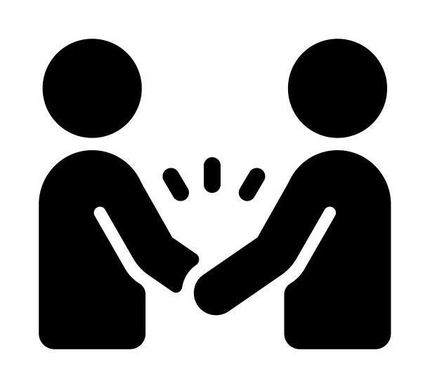 剪影人矢量图标插图|在一起，握手，公司图片下载