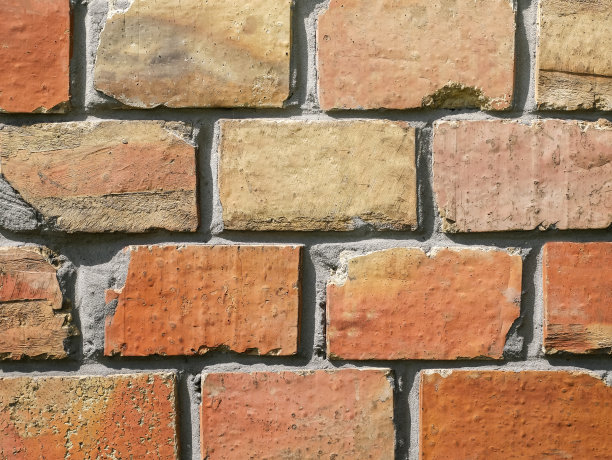 砖墙的废墟。图片下载