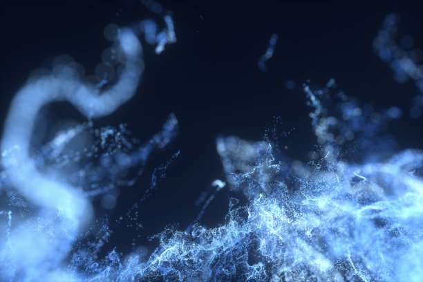 摘要计算机粒子背景插图图片下载