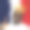 惊讶的年轻人脑袋里装着美味的羊角面包，梦想着法国国旗的背景。民族食品概念，艺术拼贴图片下载