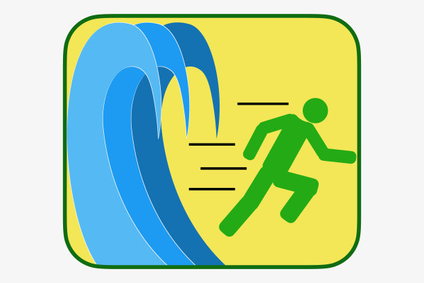 海啸疏散图片下载