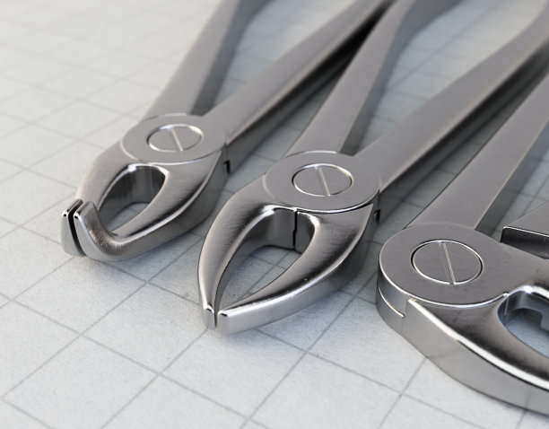 在纸上的牙医钳子图片下载