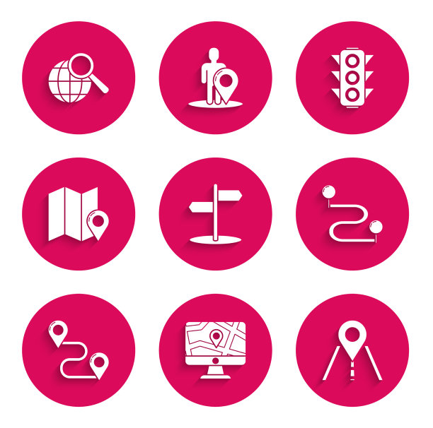 设置道路交通标志监视器和折叠地图用图片下载