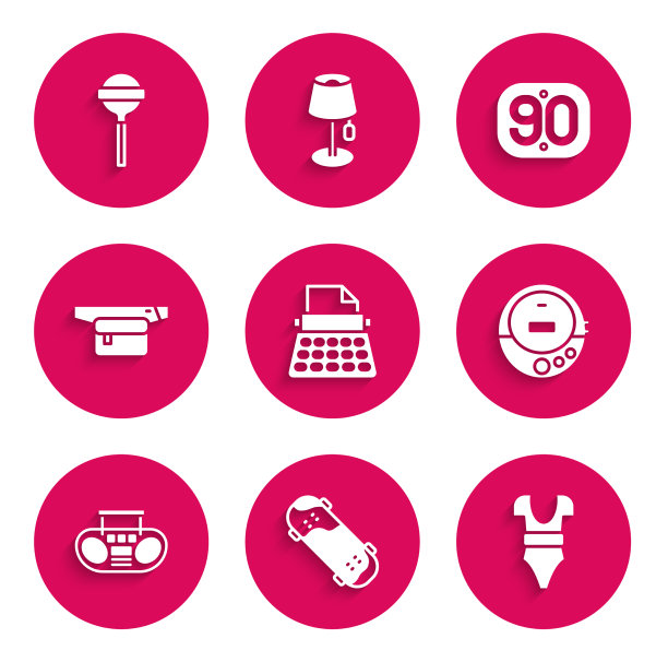 设置复古打字机滑板技巧泳装图片下载