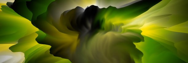 神奇的世界。超现实的云彩景观。抽象的奇幻背景。三维演示图片下载