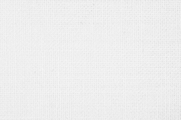 白色织物黄麻，麻布，粗麻布，帆布编织纱布，纹理图案以淡白色颜色为空白。天然亚麻布和棉布纹理作为干净的背景空作装饰。图片下载