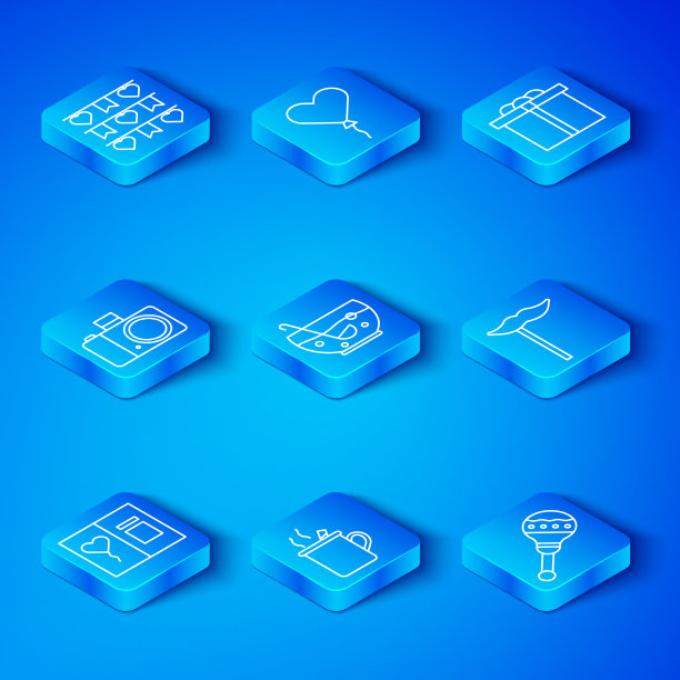 设置线贺卡混合宾治碗热图片下载