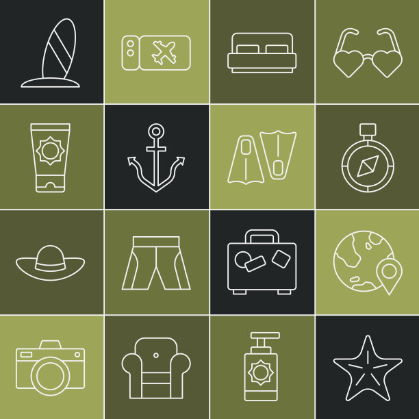 在罗盘上设定海星位置图片下载