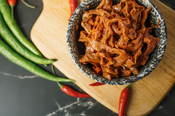 辣食鸭肠图片下载