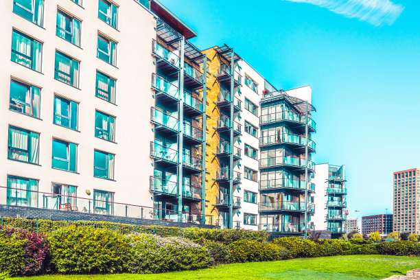 现代公寓的外景图片下载