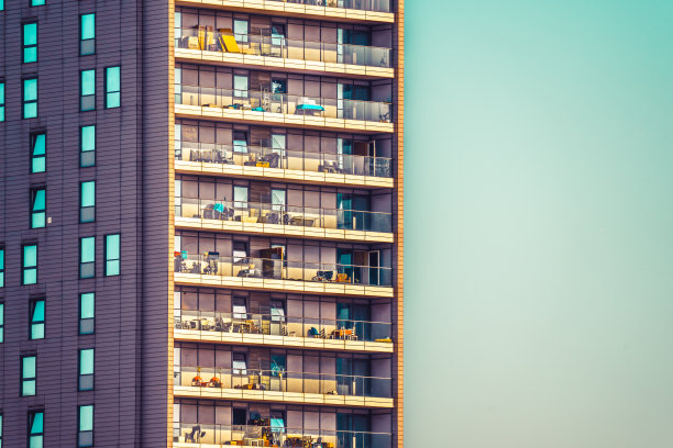 现代公寓的外景图片下载