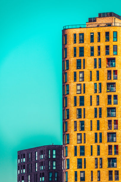 现代公寓的外景图片下载