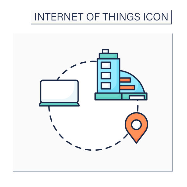 物流管理彩色图标图片下载