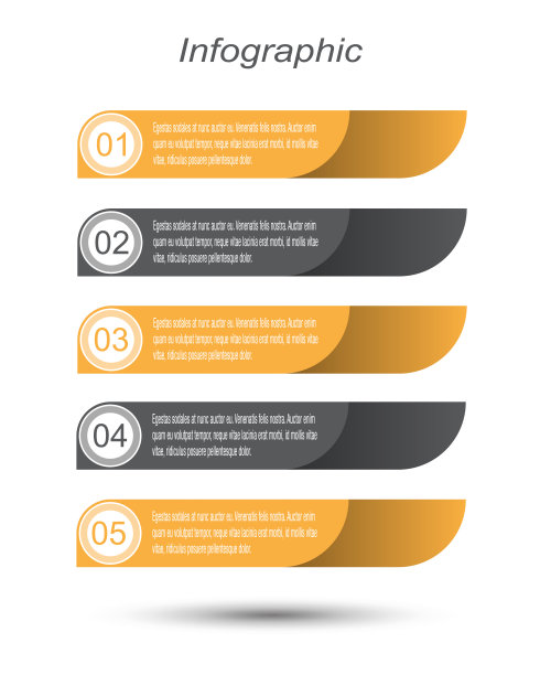 现代设计模板可以用于信息图形横幅网页布局。图片下载