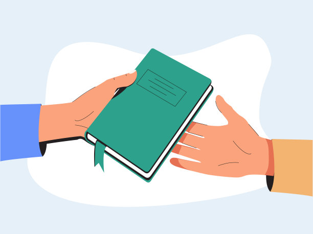 图书交换、交换或交叉。读书会，学校文学活动。男人或女人手把书给朋友。读者图片下载