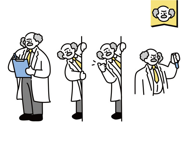 博士，教授和医生祖父的插图(琐事，信息，公告，解释，提示，教师，发现，实验室外套)医生，教授和医生祖父的插图。Bean知识，信息，通知，解释图片下载