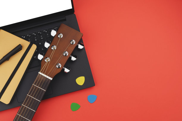 在线吉他学习概念图片下载
