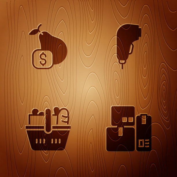 设置梨子收银机价格标签图片下载