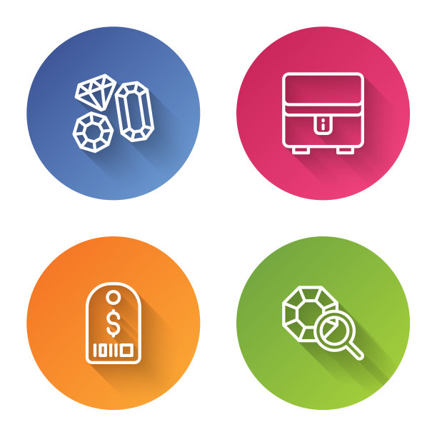 设置行宝石宝石首饰盒价格标签用图片下载