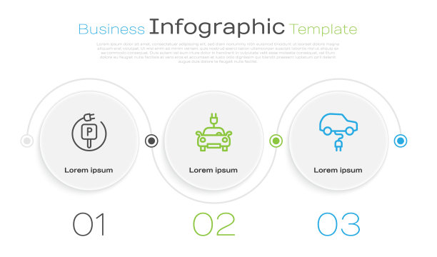 设置电动汽车充电停车线路图片下载