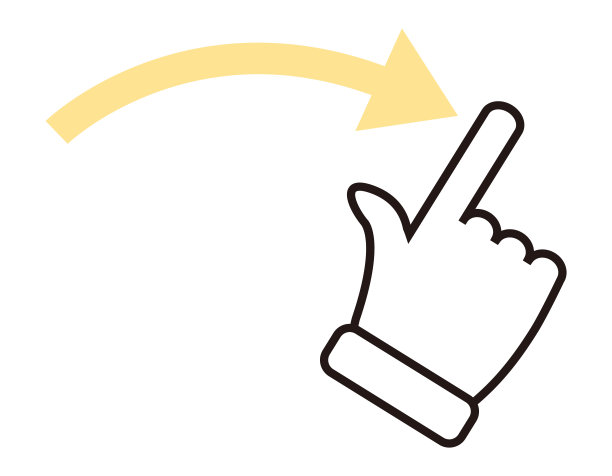 简单的图标。手的迹象。食指。图片下载