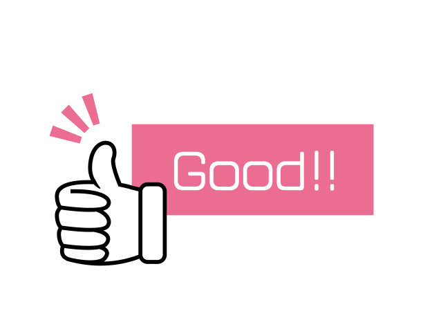 简单的图标。好迹象。手的迹象。图片下载