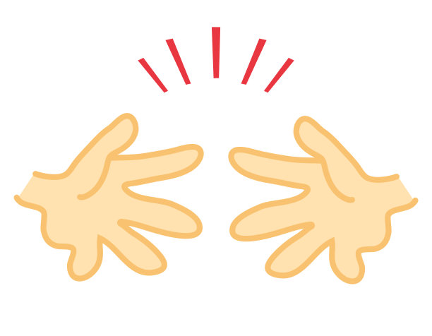 剪刀。手的迹象。矢量插图。图片下载